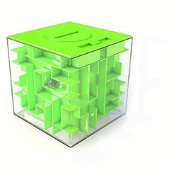 3D Stereo Maze Piggy Bank Puzzle Gift