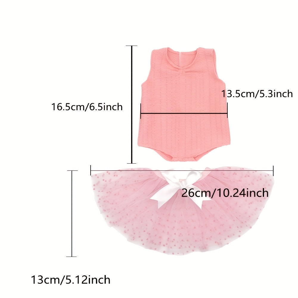 Pink Dress & Accessories for 12-15 Inch Dolls