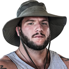 Breathable Head Mesh Hat Fisherman Summer Mountaineering Hat