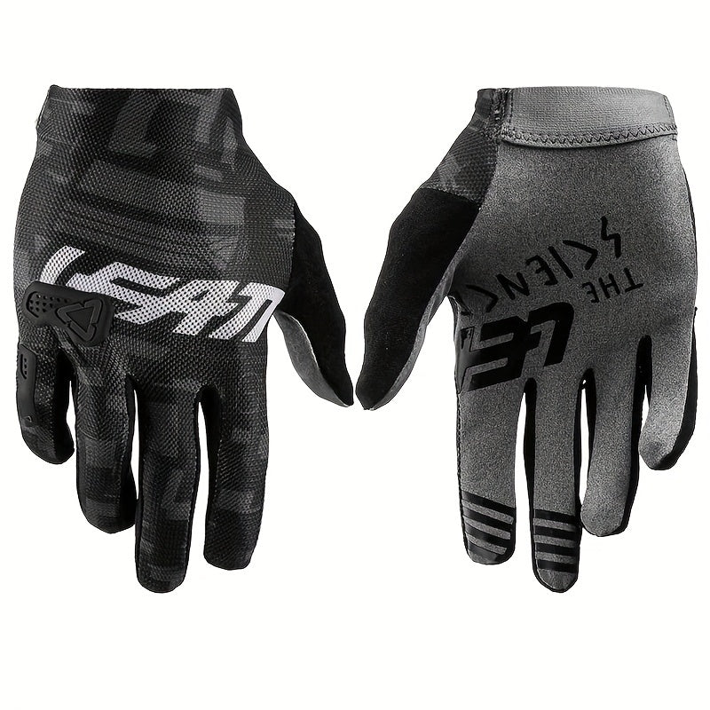 Men's Windproof Outdoor Cycling Gloves Motorcycle Full Finger Gloves