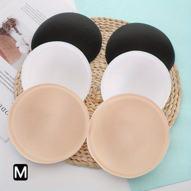 3 Pairs Reusable Bra Insert Pads Enhancer Anti-Convex Chest Invisible