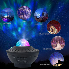 Galaxy Projector Star Night Light With Voice Control