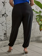  Women's High Rise Jogger Trousers With Pockets