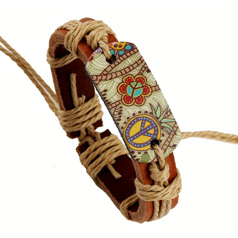 Retro Style Unisex Hemp Rope Braided Bracelet