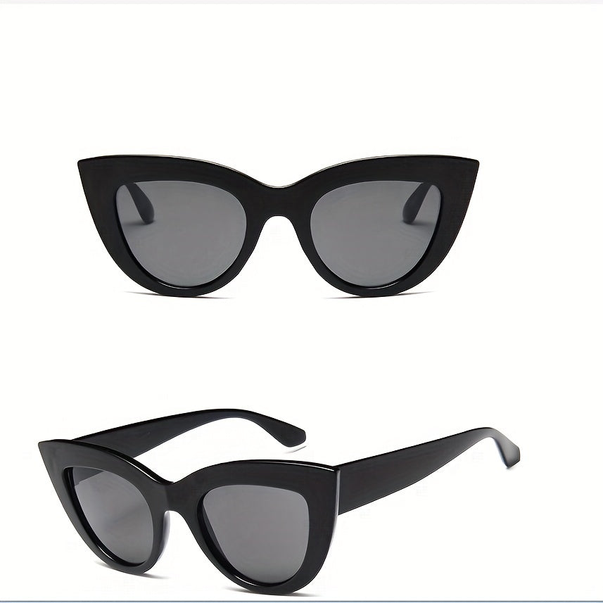Retro Cat Eye Sunglasses UV400 Anti Glare Sun Shades for Women Men
