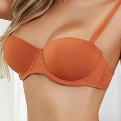 Strapless Underwire Bra For Large Bust - Back Smoothing