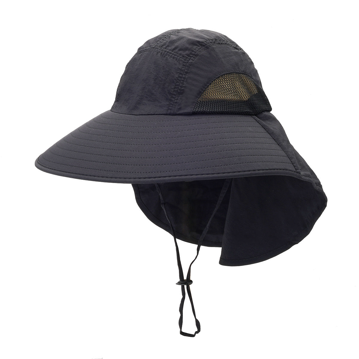 Wide Brim Mesh Bucket Hat Sun Visor Hats Oversize Camping Outdoor Fisherman Cap