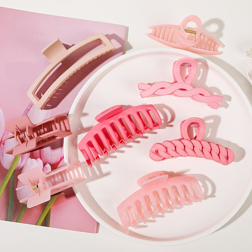 Flower Hair Claw Clips for Women - Strong Hold Non Slip Hair Clamps