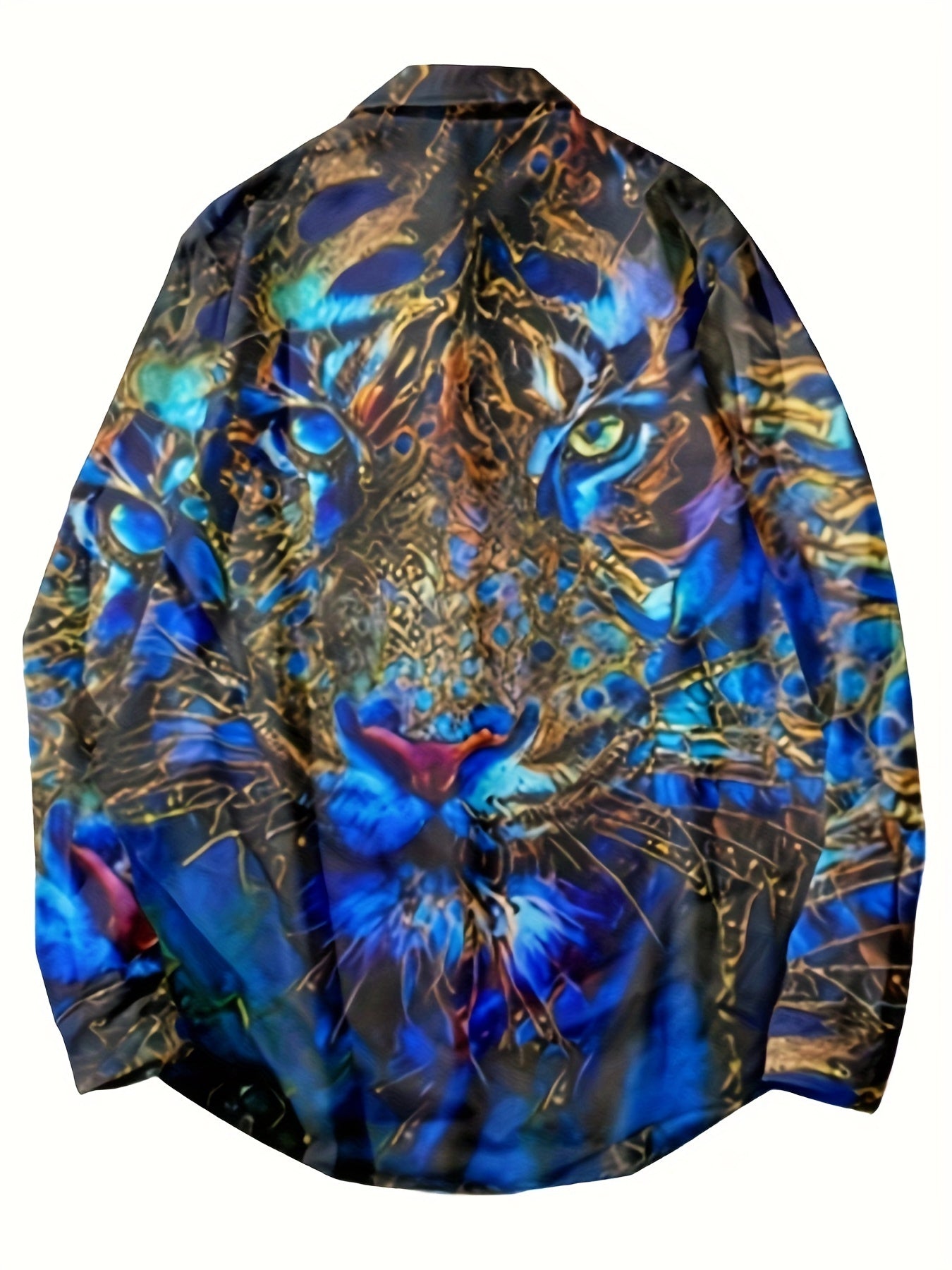 Colorful Pattern Men's Shirt Spring Fall Outdoor