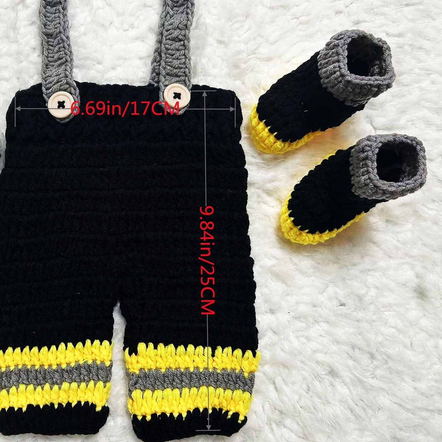 FD Firefighter Newborn Baby Photography Props Set