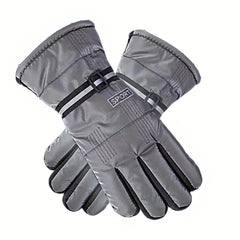Winter Fleece Lined Warm Gloves Anti Slip Waterproof for Cycling Running