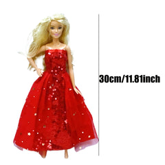 Princess Wedding Doll Evening Dress - High End Mesh Dresses