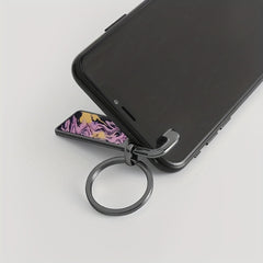 10pcs Sublimation Blank Metal Keychain Heat Transfer Printing Keychain Blanks