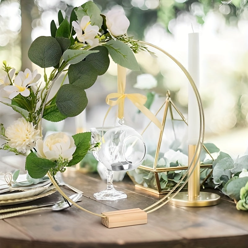 Metal Floral Centerpiece Set for DIY Wedding Decor