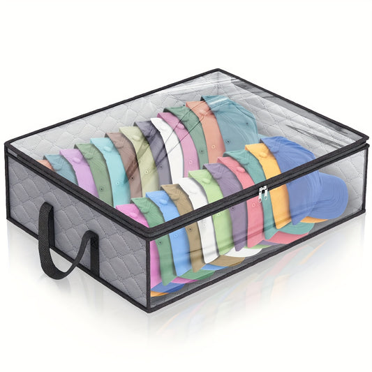 Baseball Cap Storage Box With Sturdy Handles Hat Storage Bag