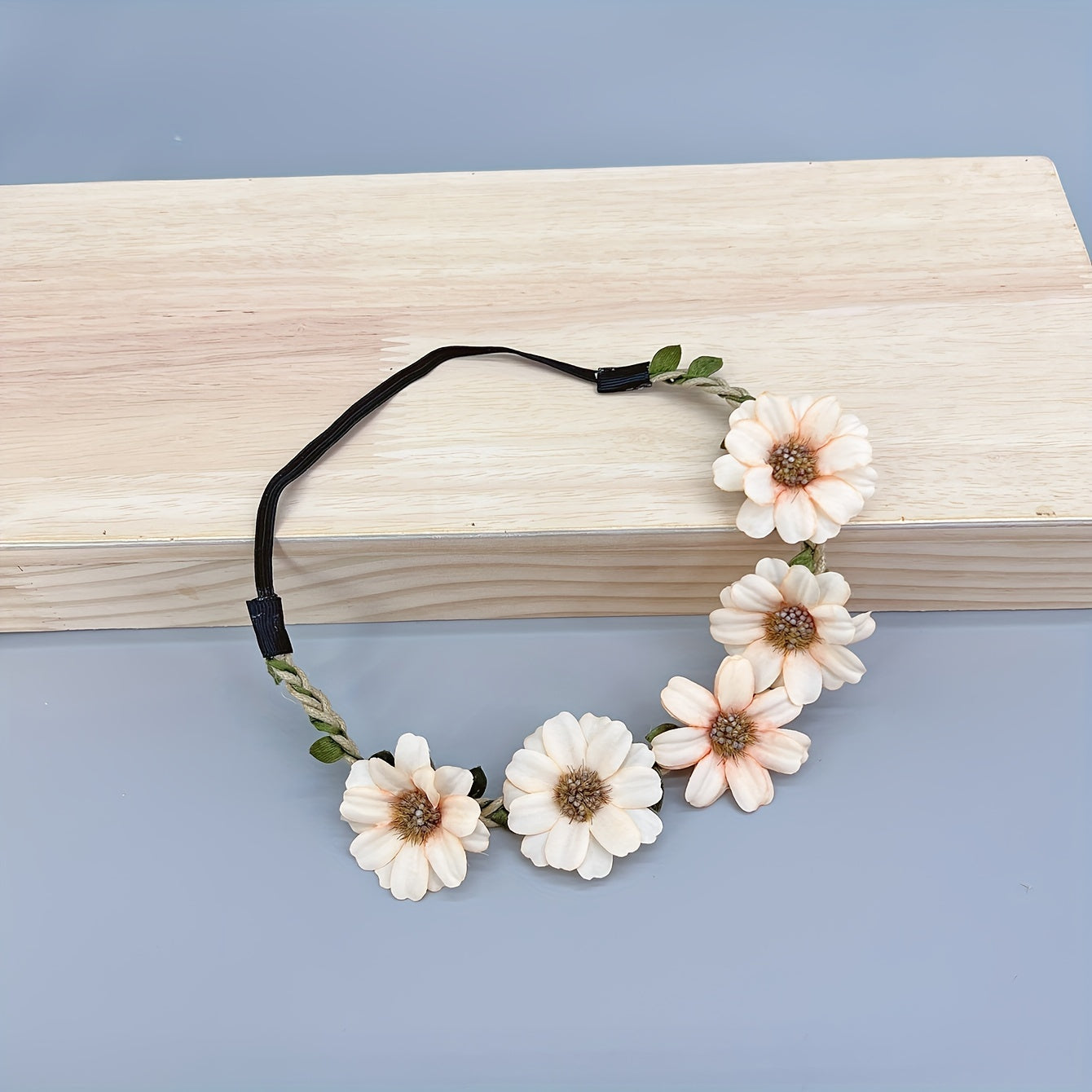 Boho Flower Wreath Hair Band Sweet Garland for Women Girls