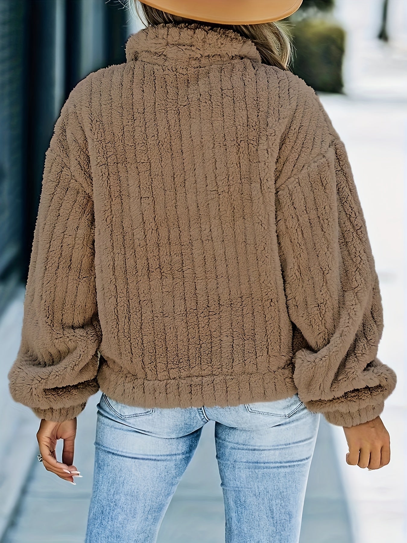 Faux Fur Trucker Jacket for Fall & Winter