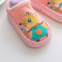 Baby Cartoon Pattern Non-slip Floor Socks Soft Bottom Toddlers Walking Socks