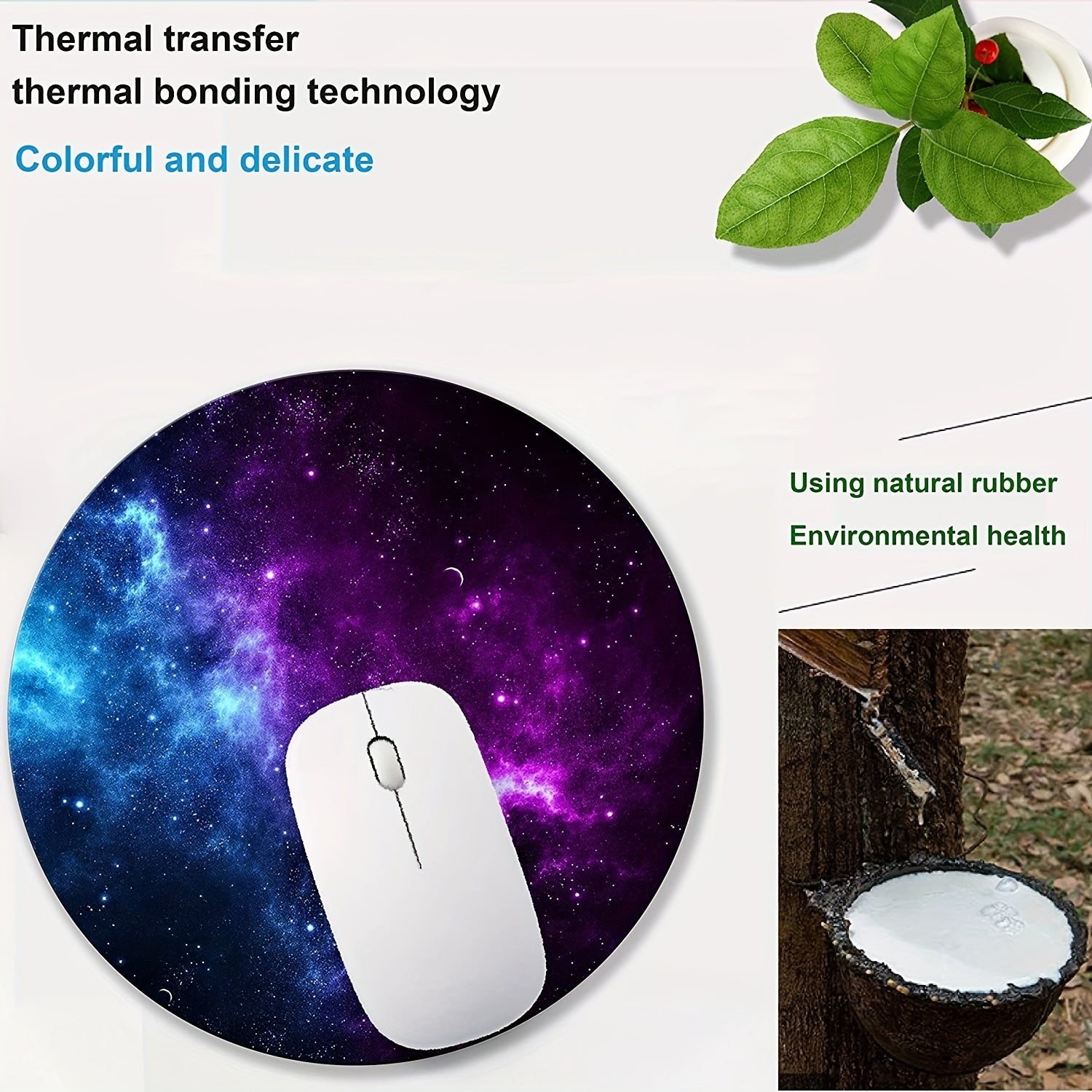 Galaxy Mouse Pad Non-Slip Rubber Mat
