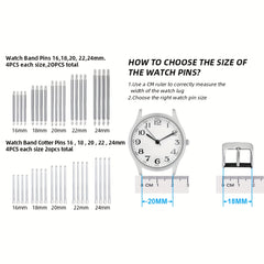 Watch Band Strap Link Pins Remover Repair Tool Spring Bar Tool Set