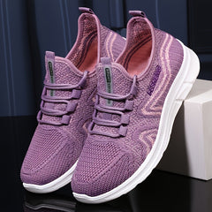 Soft Thick Sole Mesh Breathable Woven Shoes for Outdoor School Travel Walking