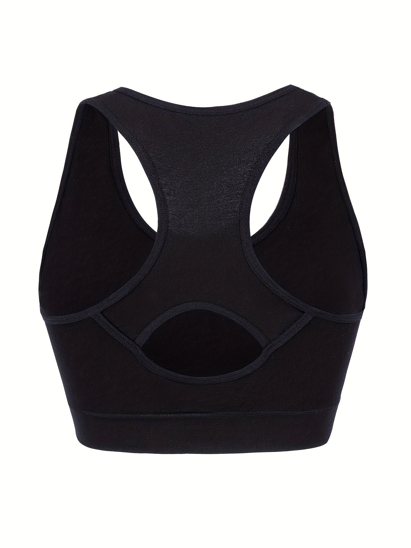  Sports Bra Racer Back Tank Bra with Removable Pads