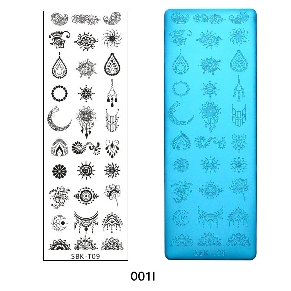 Nail Art Template DIY Stamping Plate Manicure Tool For Women Home Salon