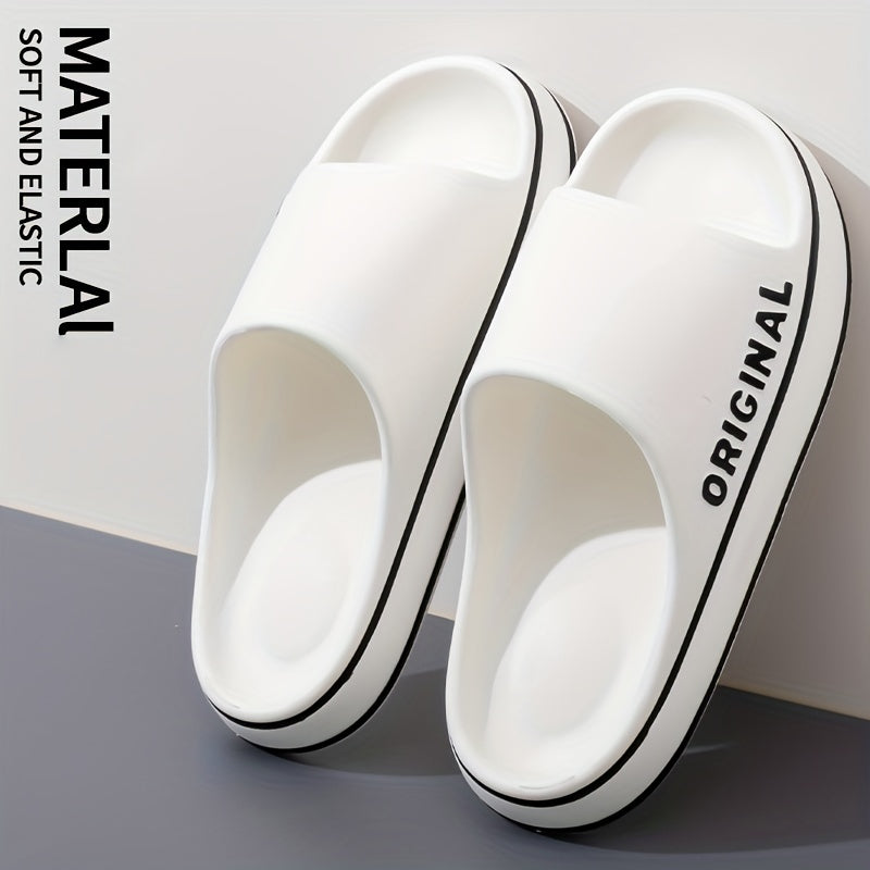 Men's Lightweight Open Toe Slippers for Shower Spring Summer