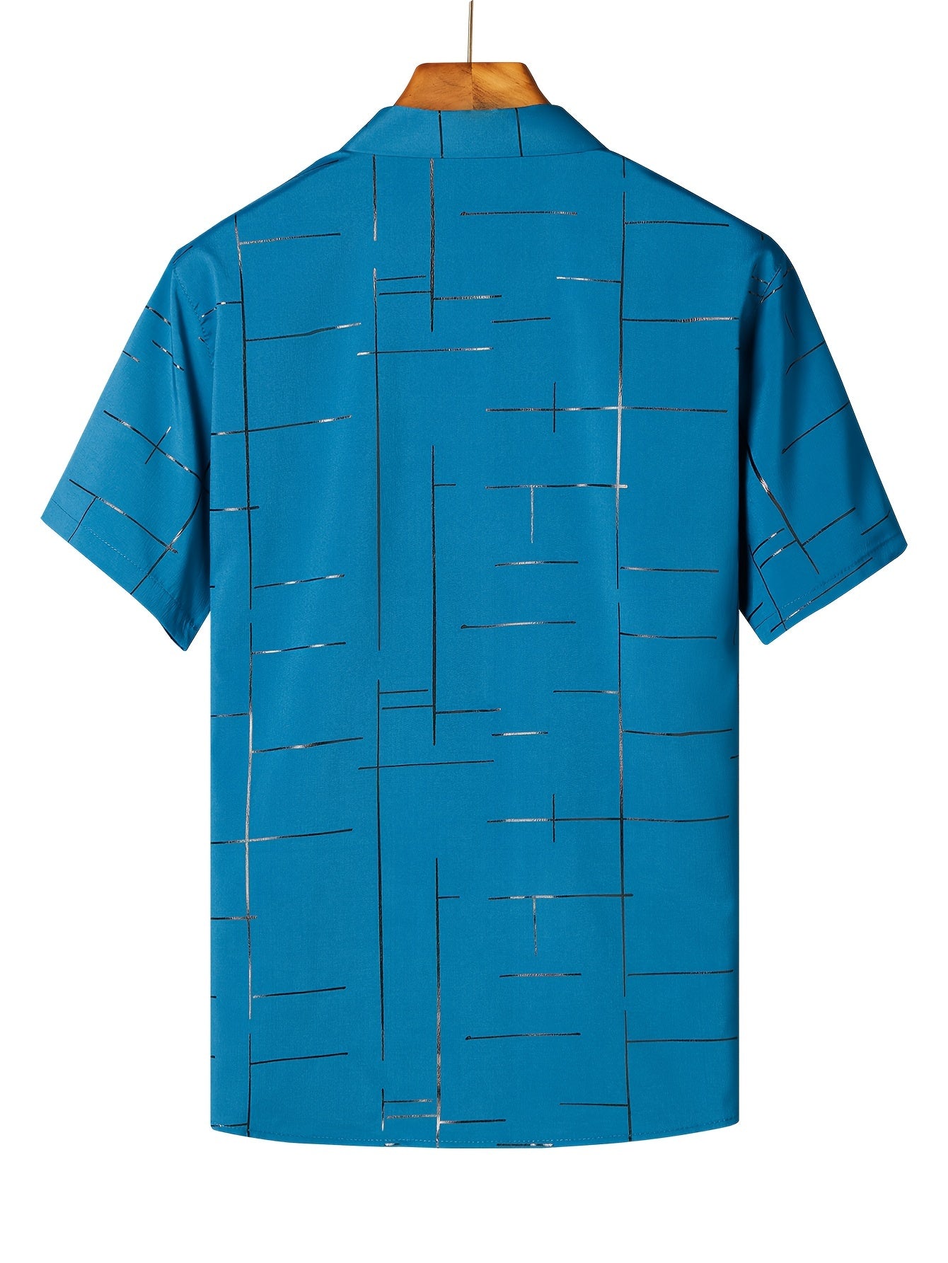 Men's Short Sleeve Formal Party Shirt
