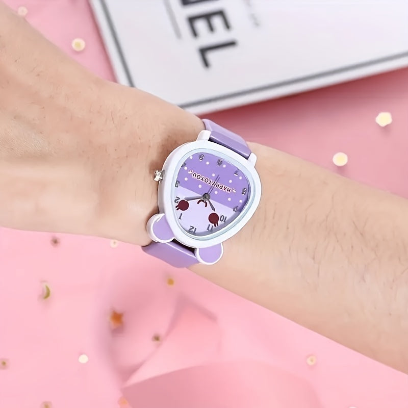 Kids Cartoon Quartz Watch Colorful Pointer Alloy Wrist Watch Gift