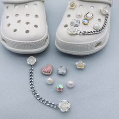 14pcs Street Style Clogs Buckle Punk DIY Shoes Charms Decoration