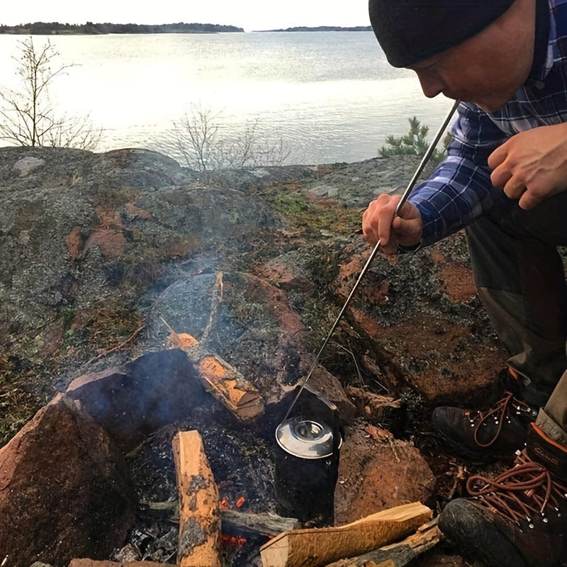 Stainless Steel Fire Blowing Tube for Camping