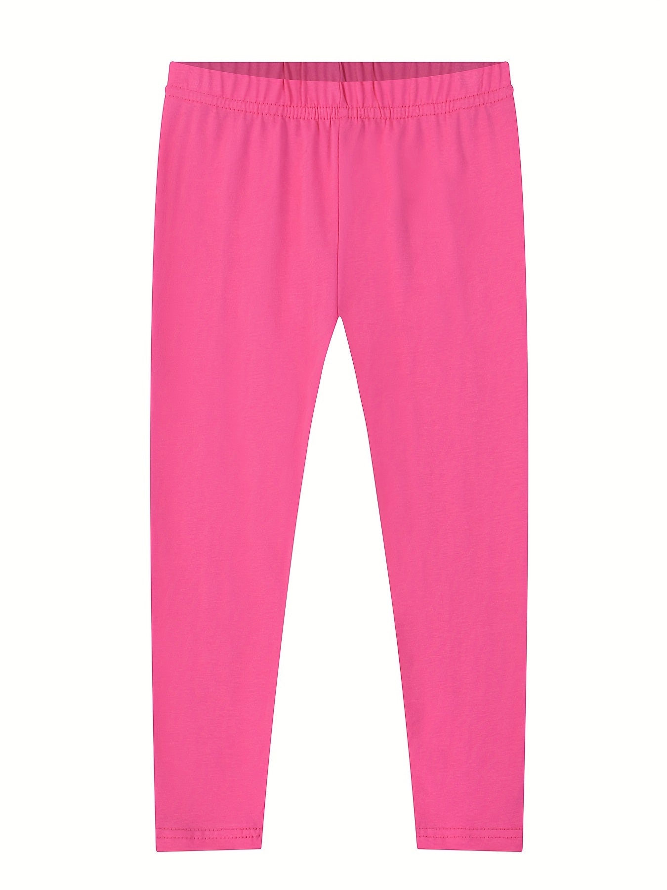 Girls High Stretch Slim Leggings Ankle Length Pants