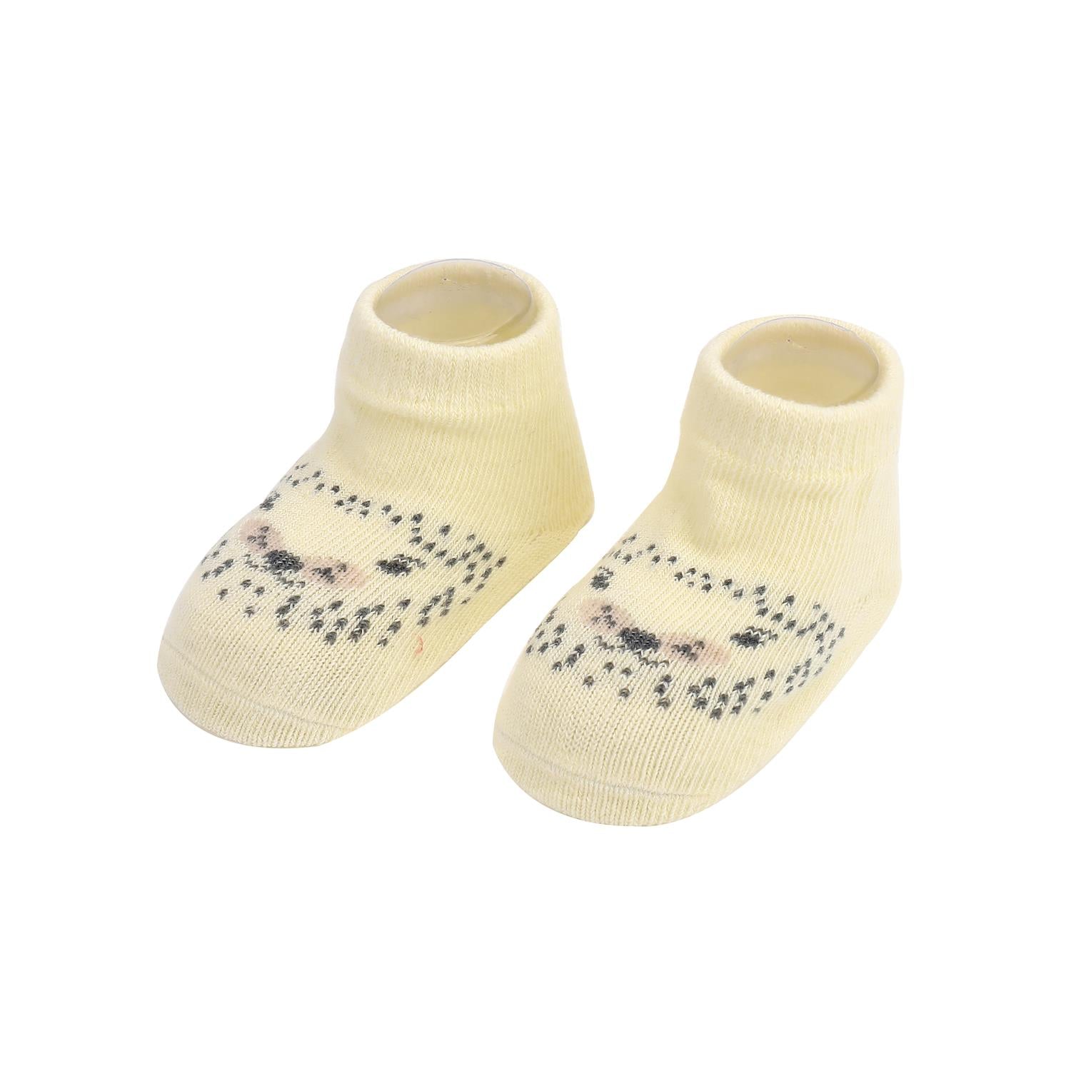 Adorable Animal Print Newborn Socks 0-24 Months Baby Boys