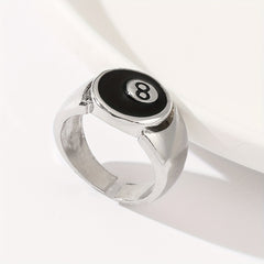 Men's Oil Drop Finger Ring No 8