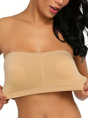 Women's Two Layers Anti-Slip Off The Shoulder Bra
