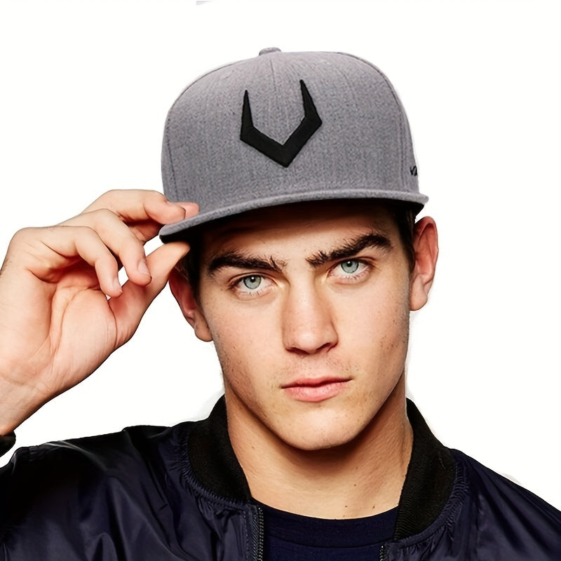 Men's Flat V Baseball Cap Hip Hop Cap