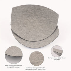 3 Pairs Bra Insert Pads Invisible Anti convex Chest Enhancer Pads