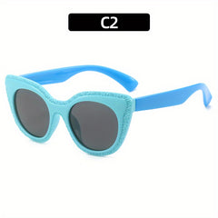 Kids Cat Eye Polarized Sunglasses Sports UV Protection