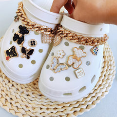 Shoe Decoration Set - DIY Shoe Decoration Kit with Bear Butterfly Chain