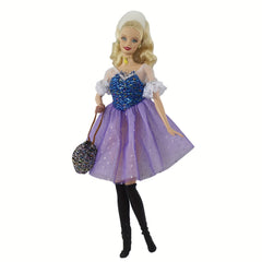Dolls Clothes Set for 11.8-Inch Dolls - Poncho Dress Costume