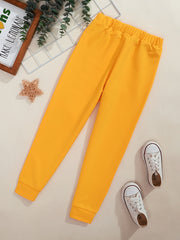 HERO Letter Print Boys Sweatpants Active Jogger Sports Pants