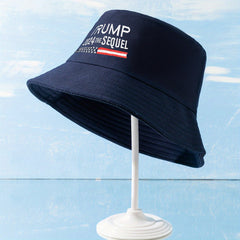 Embroidery Bucket Hat Cotton Sunshade Fisherm
