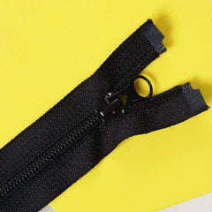 No 5 Nylon Zipper Half Round Head Open Tail Insert Coat Zipper