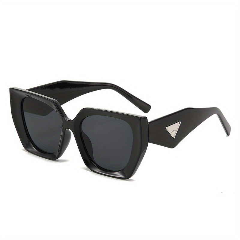 Men's Large Frame Decorative Sunglasses for Street Photography Holiday Party