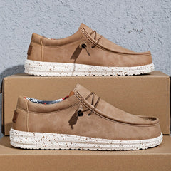Men's Slip On Loafer Shoes Lightweight Breathable Canvas Sneakers