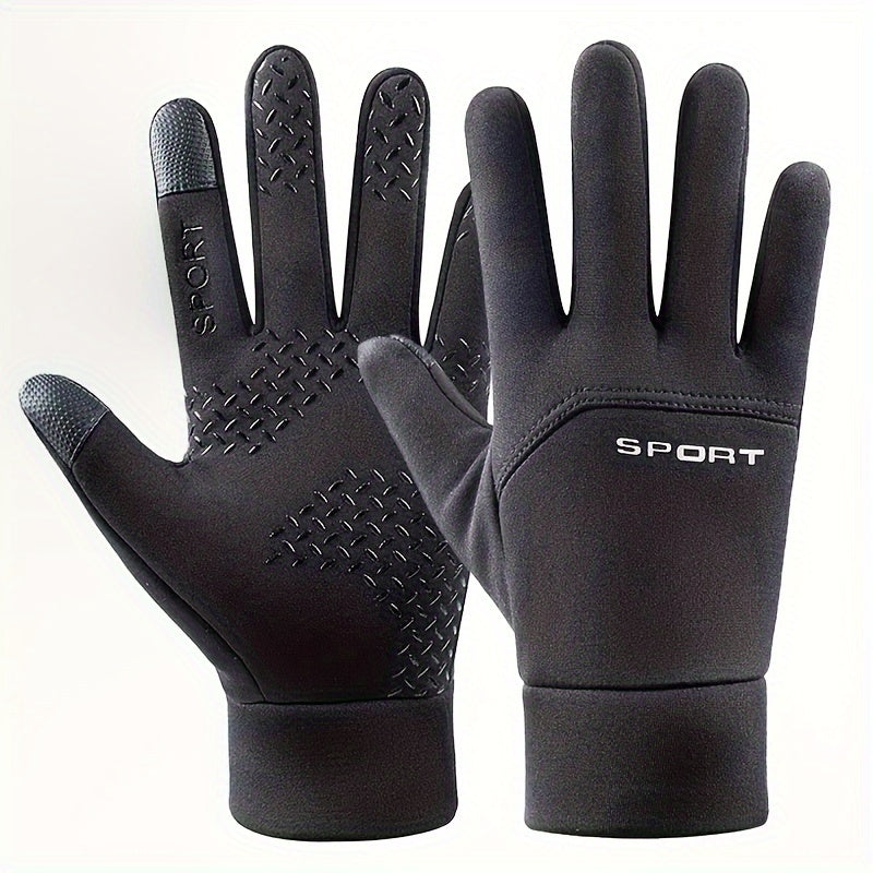 Winter Warm Thickened Gloves Windproof Waterproof Anti slip Touch Screen