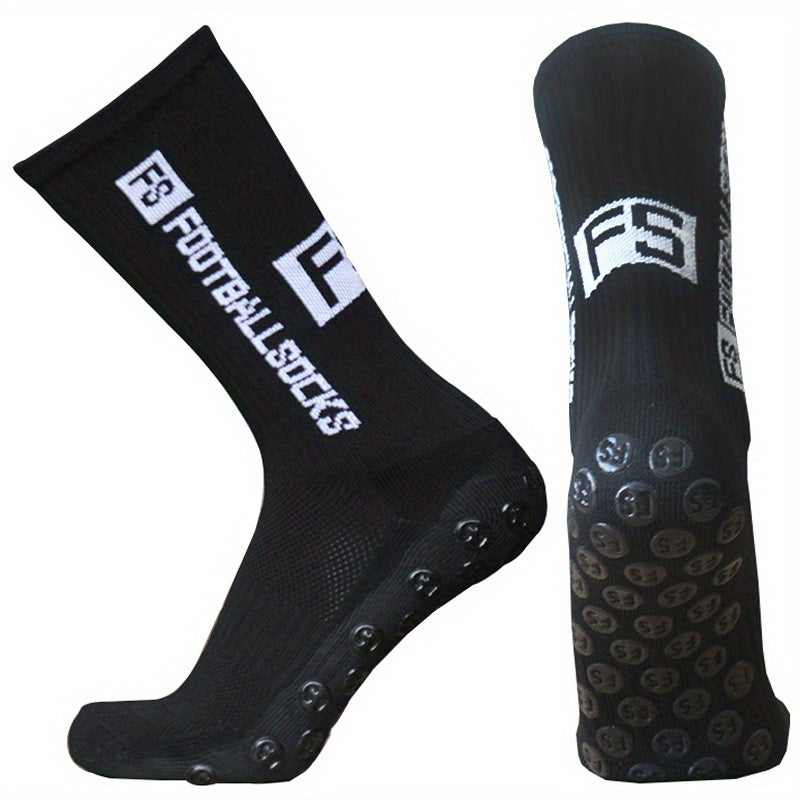 Non-slip Mid Calf Athletic Socks for Football