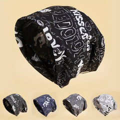 Hip Hop Unisex Beanie Letter Graffiti Elastic Skull Hat