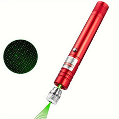Rechargeable Green Laser Pointer Flashlight USB Bright Indicator Pen